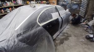 BMW 735i E66 покраска кузова, шпатлевка,грунтовка,обработка,правка,ремонт кузова,покрасить автомобил