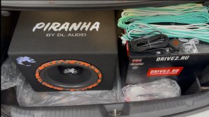 DL Audio Piranha 12A SE 2.1 активный сабвуфер, с возможностью подключения динамиков!