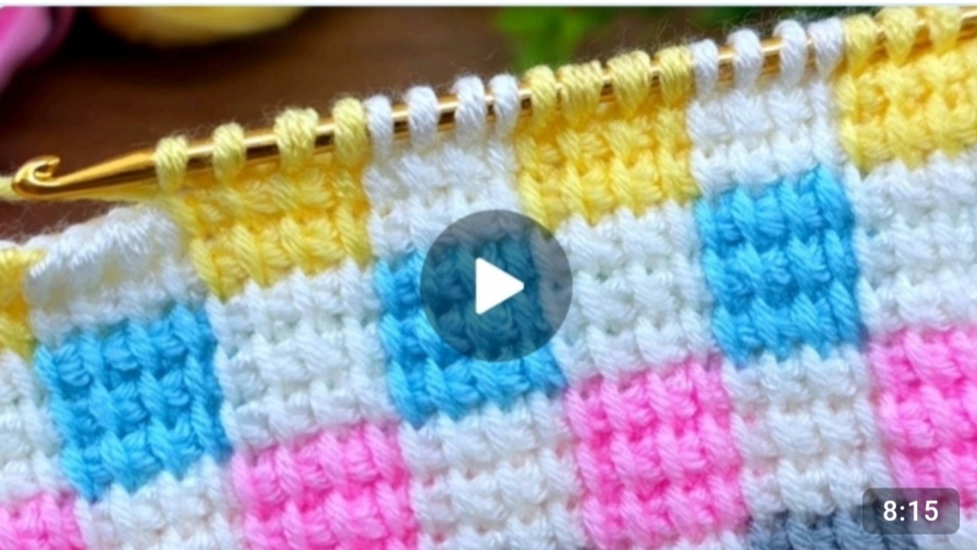 Узор крючком в тунисской технике вязания 🙂 #тунисскоевязание #всевжизнисвязано #вязаниекрючком смотреть онлайн