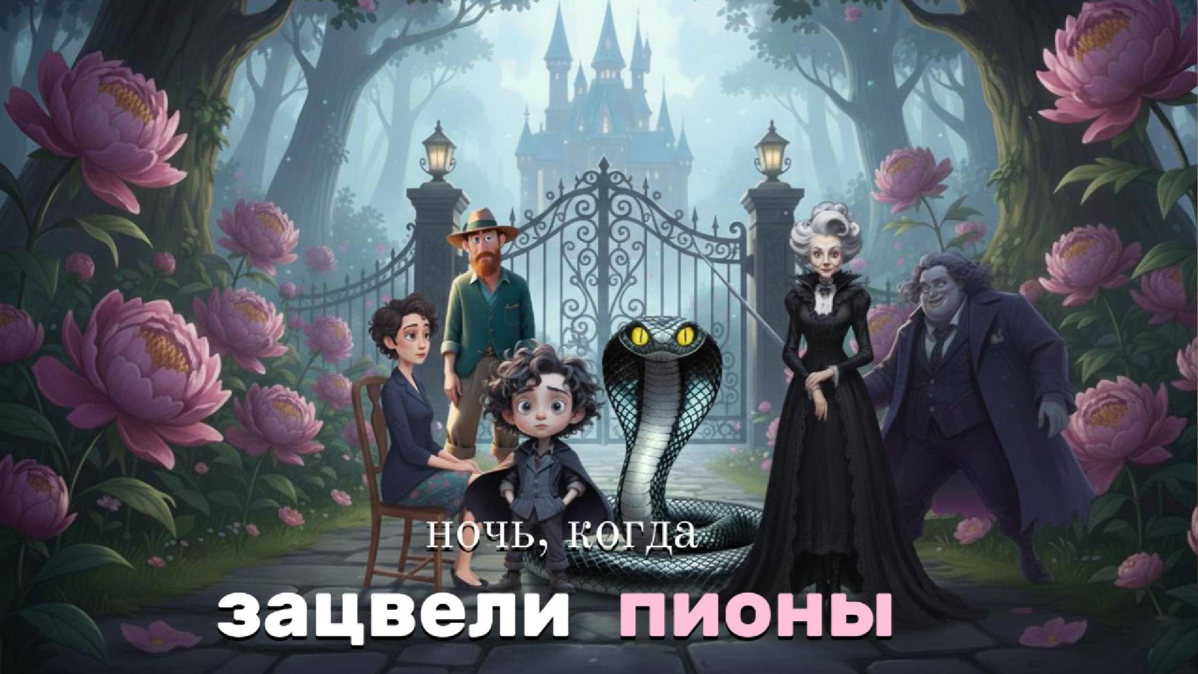 Ночь,когда зацвели пионы|чит Автор-ОльгаПавлова|Видео-Миша Биркин Продолж истор "Сон"и леди Катерина