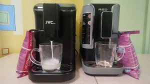 Латте в кофемашине. JVC JK-CM80 VS RED SOLUTION Colomba RCM-1550