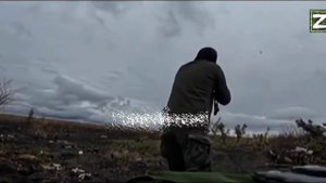 СВО Момент атаки  дрона ВСУ по нашим бойцам