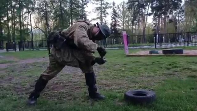 Тренировка с гранатами