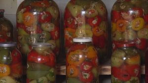 Kənd Həyatı.  Фаршированный сладкий перец с капустой и морковью