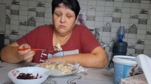 Вкусный обед #ЕДА НА КАМЕРУ#для тех кому нравится.