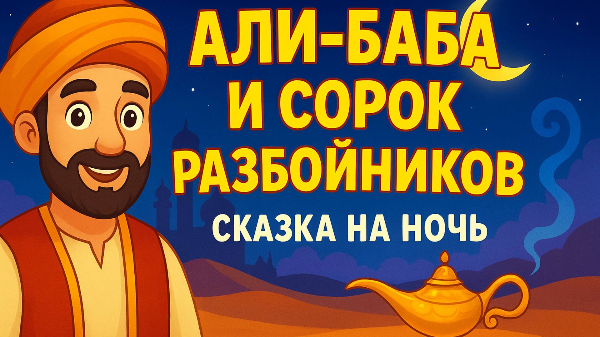 Сказка - Али-Баба и сорок разбойников | Сказки на ночь | Сказки для детей | Сказки для малышей