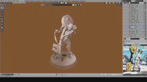 подчти финишная модель под печать персонажа A.B.A  Guilty Gear Strive