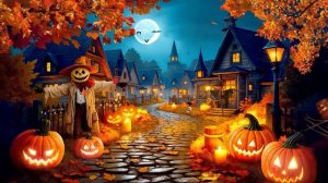 Cozy Autumn Village Halloween Ambience Spooky Halloween Music Playlist Halloween Background