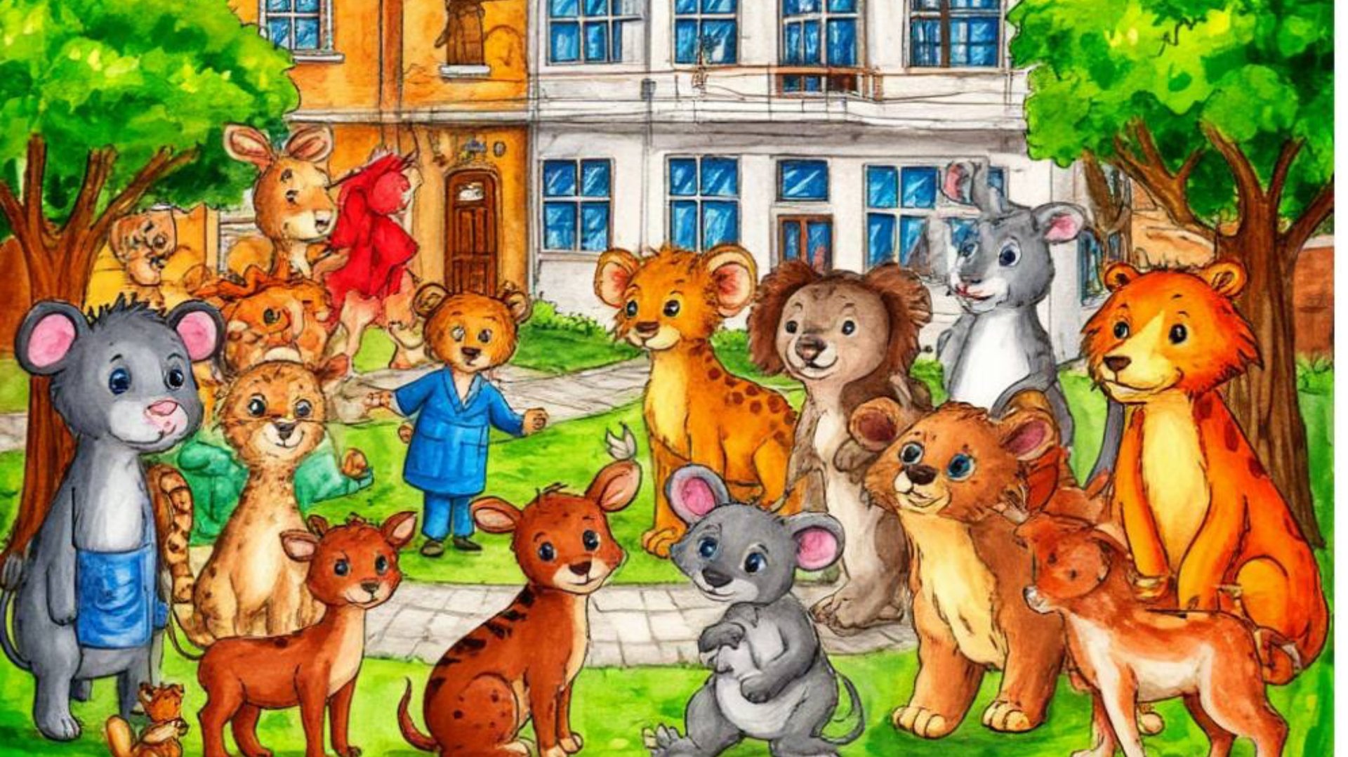 Сказка про Мудрого Филина . Построили больницу смотреть онлайн