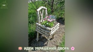 Идеи украшения двора для дома и дачи фото идеи для вдохновения (121)