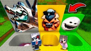 Выбери ПРАВИЛЬНУЮ КРУГЛУЮ ЯМУ ЛУНА ПРОСНУЛАСЬ в МАЙНКРАФТ ШПИОНИРО ГОЛУБИРО БОМБАРДИРО КРОКОДИЛО