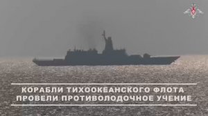 В Японском море корабли Тихоокеанского флота провели противолодочное учение