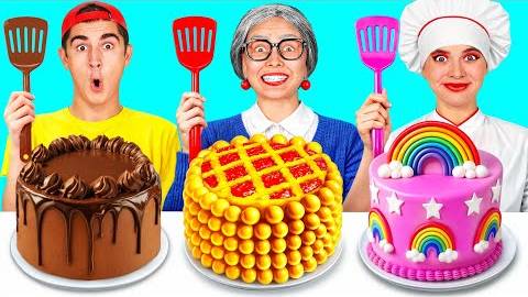 Я против Бабушки Кулинарный Челлендж Укрась Торт _ Смешные Моменты от TeamTeen Challenge смотреть онлайн