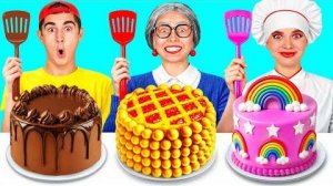 Я против Бабушки Кулинарный Челлендж Укрась Торт _ Смешные Моменты от TeamTeen Challenge