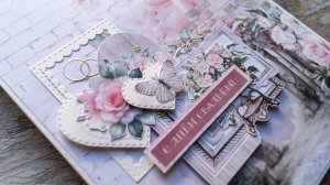 DIY | СВАДЕБНАЯ ОТКРЫТКА РУЧНОЙ РАБОТЫ | КАРДМЕЙКИНГ | НОЖИ ДЛЯ ВЫРУБКИ | СКРАПБУКИНГ