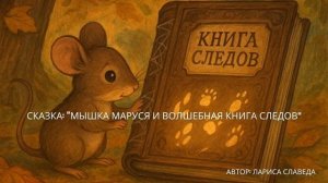 Детская сказка «Мышка Маруся и Волшебная Книга Следов»