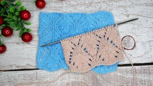 81 // Простой ажурный узор // Листочки