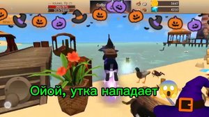 Карта "Пляж" в Cat Simulator Animal Life! 🦆