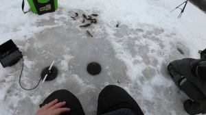 ПОЕХАЛИ НА ЗИМНЮЮ РЫБАЛКУ И ПОПАЛИ конкретно на ЖОР РЫБЫ! РЫБАЛКА ЗИМОЙ