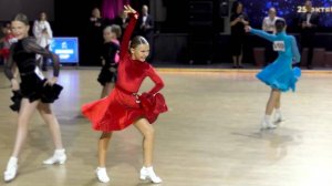 Дети 2 Соло (Open) - La 1/2: ча-ча-ча, самба, румба, джайв. Kinezis Cup 2025 / бальные танцы