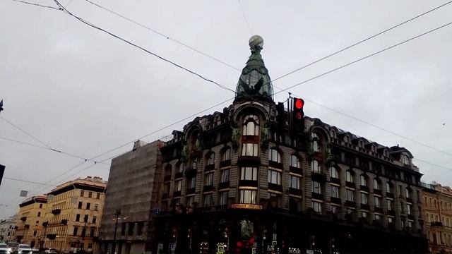 Дом книги в С-Пб. Бывший офис компании Зингер (российского филиала). смотреть онлайн