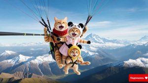 Котики на отдыхе в Горах