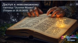 Получить доступ к невозможному Теория. Светлица "Золотое яблоко" Игра от 19.10.2025