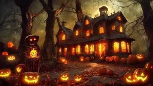 Haunted House Halloween Ambience With Scary Spooky Halloween Background Music Ambience Halloween
