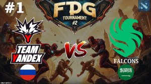 КТО ЖЕ СТАНЕТ 2 ФИНАЛИСТОМ?! | Falcons vs Yandex #1 (BO3) FISSURE Playground 2