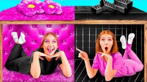 Секретный Домик Под Кроватью | Богатая vs Бедная Смешные Челленджи от TeamTeen Challenge