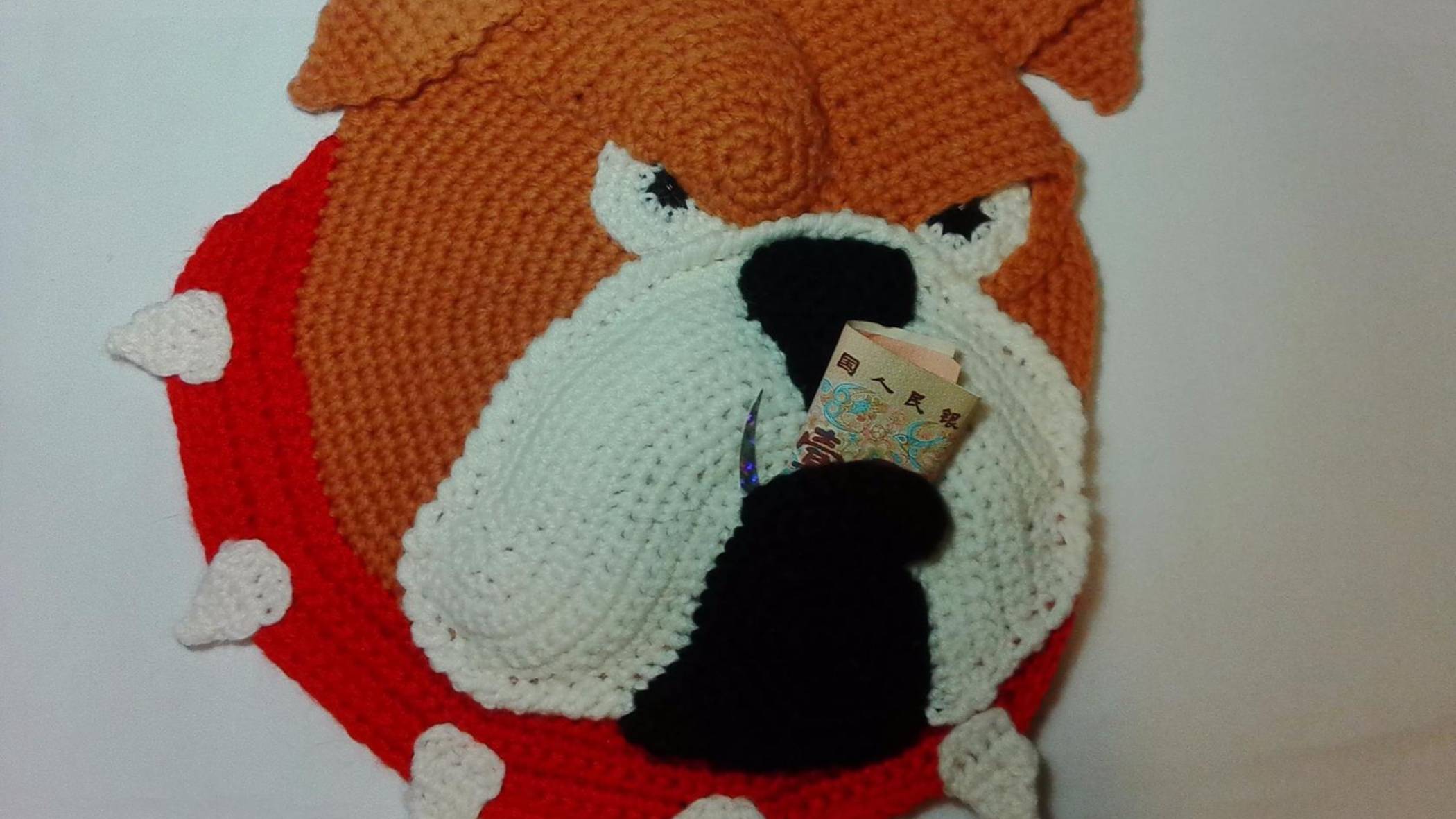 Прихватка -  пес Бульдог,ч.2.  Pothook -  dog Bulldog, р.2. Amigurumi. Crochet.  Амигуруми.