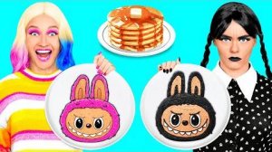 Крутой Арт-Челлендж_ 3d-Ручка и Блинчики с Уэнсдей Аддамс от TeamTeen Challenge