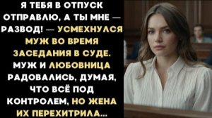 ИСТОРИЯ ИЗ ЖИЗНИ/Я тебя в отпуск отправлю, а ты мне развод,- заявил муж во время суда