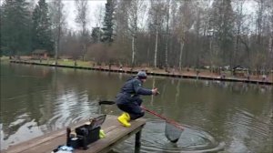 Поимки форели на активные и пассивные снасти. Клёвое место, Лосиный остров, верхний водоём