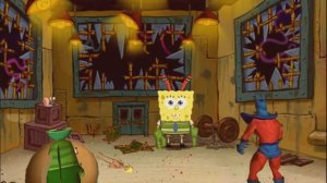 Губка Боб Квадратные Штаны Финал игры снимаем фильм.