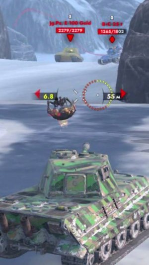 Jg.Pz. E100 не пробила. Tanks Blitz