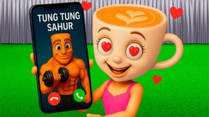 я устроил свидание BALLERINA CAPPUCCINA и TUNG TUNG SAHUR