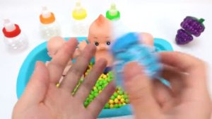 🎈Смешивание конфет с приготовлением радужной ванны и нарезкой ASMR