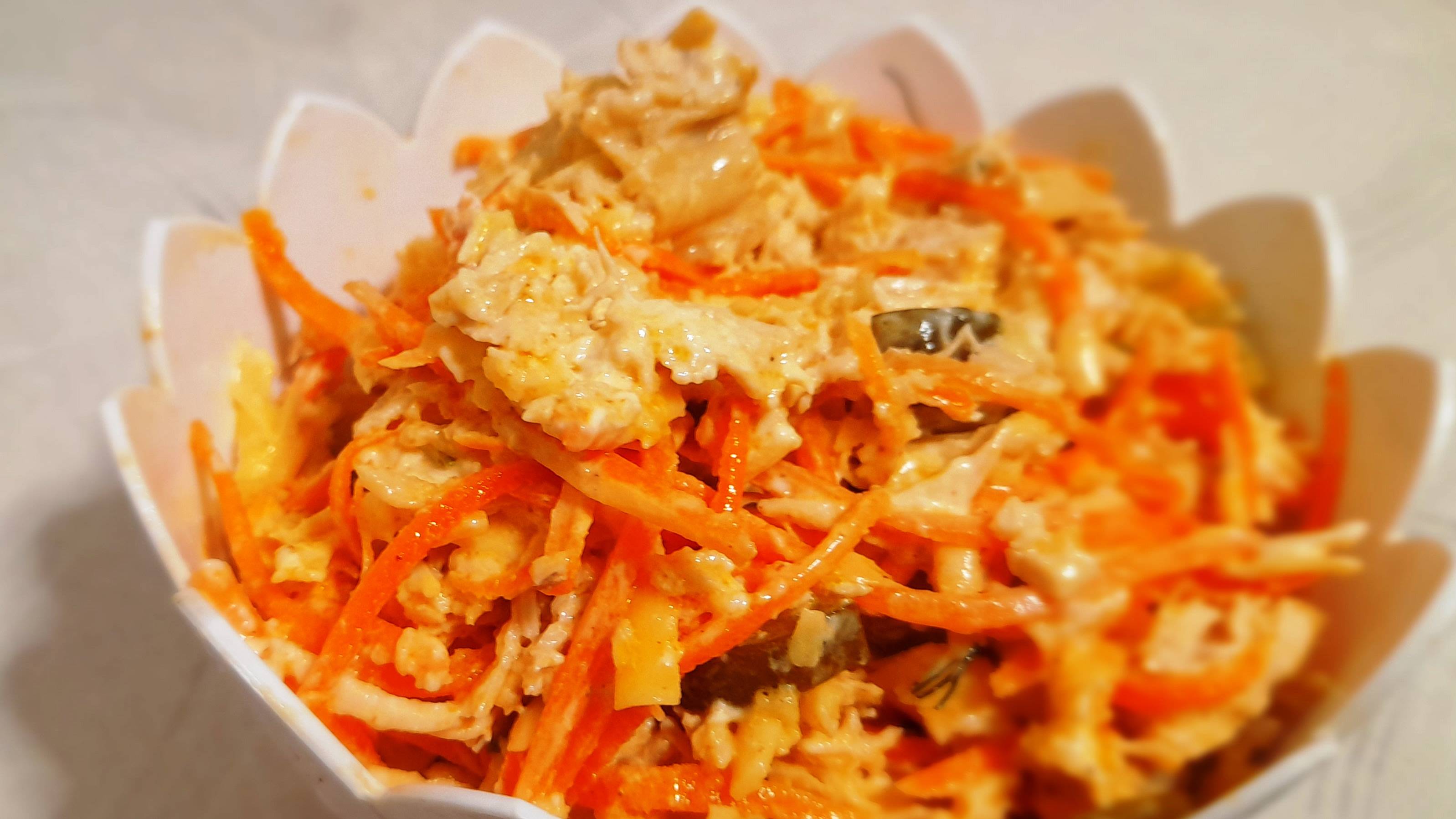 Салат "Лисичка"