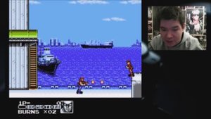 Стрим с вебкой и полное прохождение игры Contra Force на Денди