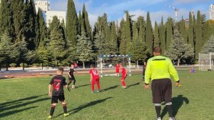 31.10.2025. СШ №3 "Севастополь-1" - ДФШ "Адвир"-черные. 1 тайм