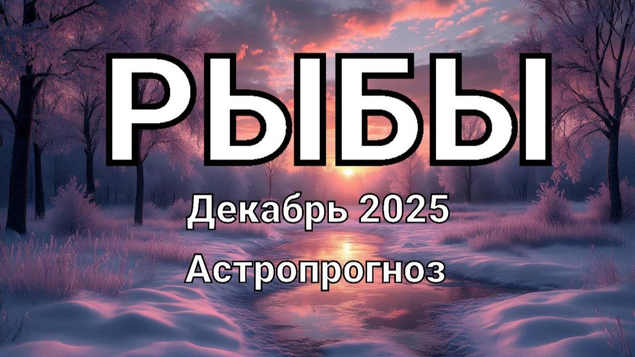 РЫБЫ. Декабрь 2025. Астропрогноз смотреть онлайн