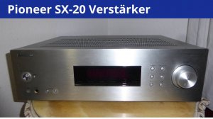 Pioneer SX-20-S Stereo RDS Receiver