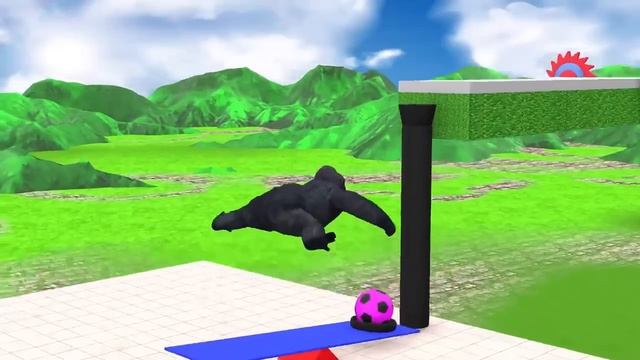 Мультфильм про яркие цвета животных машинки для детей для малышей веселые мультики смотреть онлайн