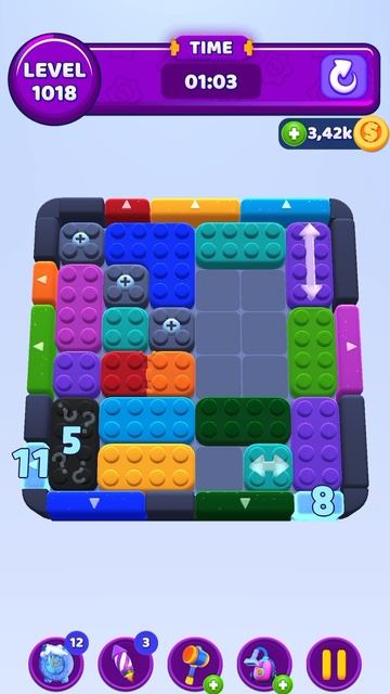 Color Block Jam 1018 Уровень