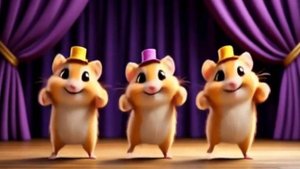 Танцующие хомячки фоновая музыка / Мегамилые хомячки музыка техно, электро, позитивная