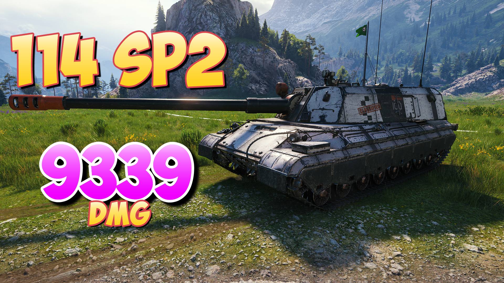 114 SP2 - 7 Фрагов 9.3K Урона • Первый класс! • Мир Танков