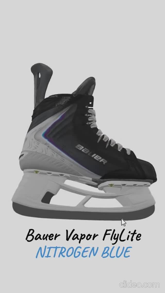 Хоккейные коньки Bauer vapor flylite NITROGEN BLUE смотреть онлайн
