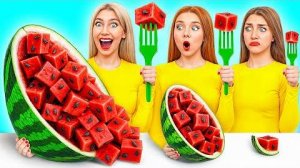 Большая, Средняя или Маленькая Тарелка Челлендж | Смешные Ситуации с Едой от Candy DO