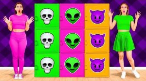 Челлендж Цветная Загадочная Коробка | Сумасшедший Челлендж от TeamTeen Challenge